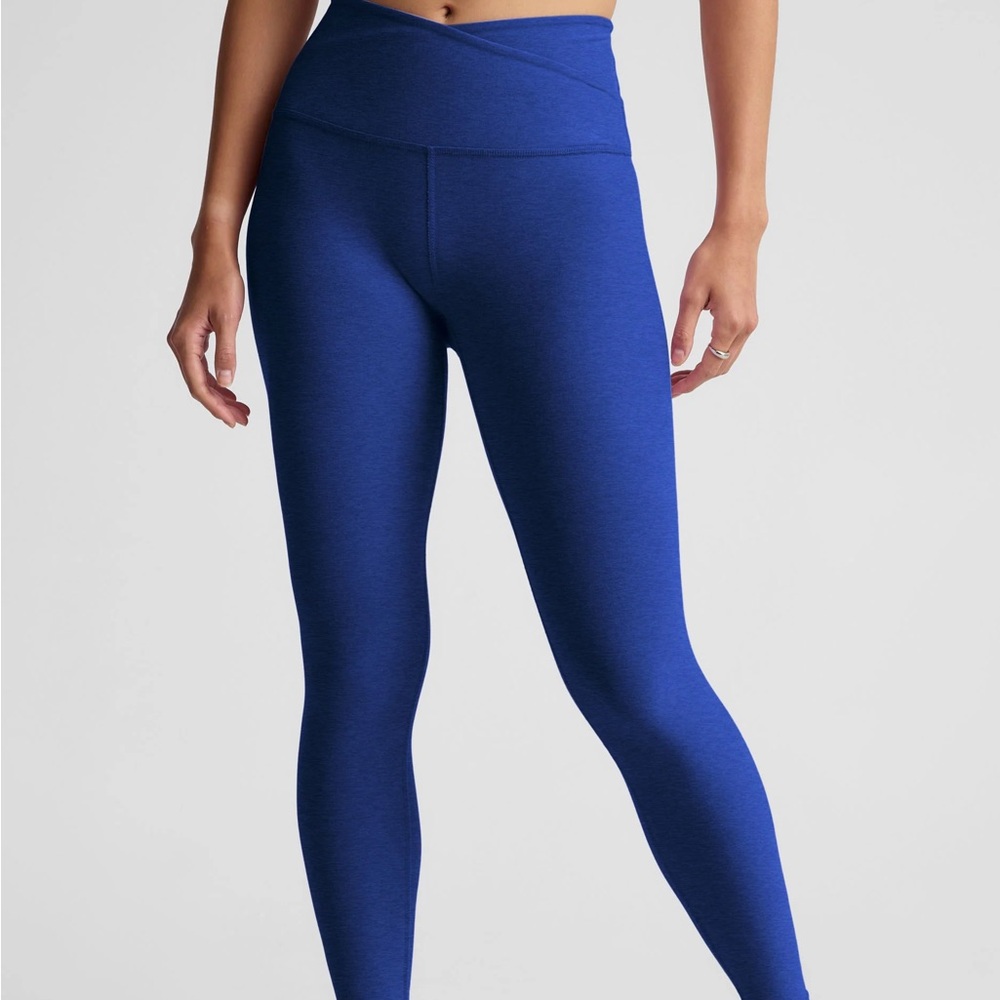 Beyond Yoga Blue Heather Women's Leggings